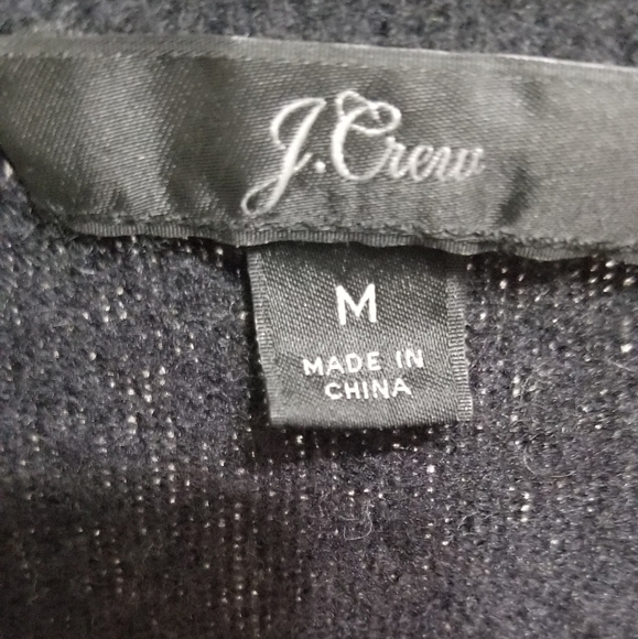 J CREW.Merino Wool Sweatshirt,Size M, Color black - Picture 5 of 9